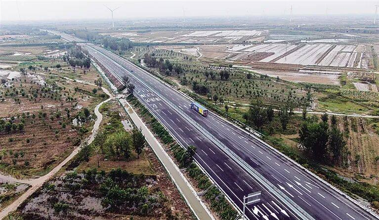 荣乌高速沧州段改扩建工程通车